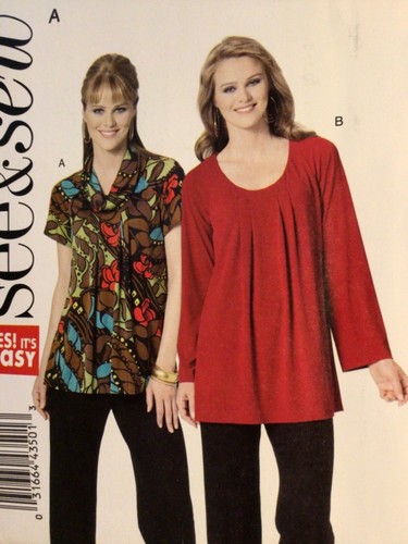 Pattern loose fitting blouse - loose,