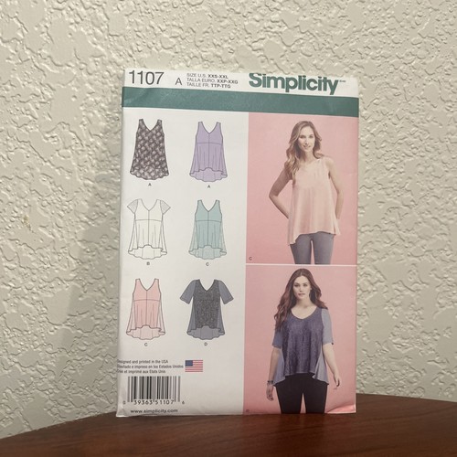 Simplicity 1107 xxs xxl - 1107, loose