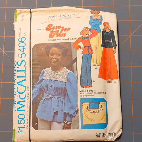 Mccall 5406 sewing - 5406,