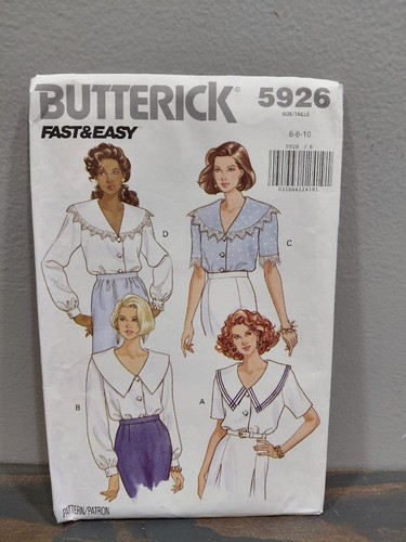 Butterick 5926 miss blouse - miss,
