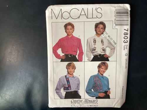 Mccall pattern 7803 blouse - 7803,