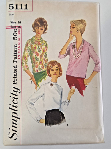 Simplicity 5111 blouse top - simplicity,