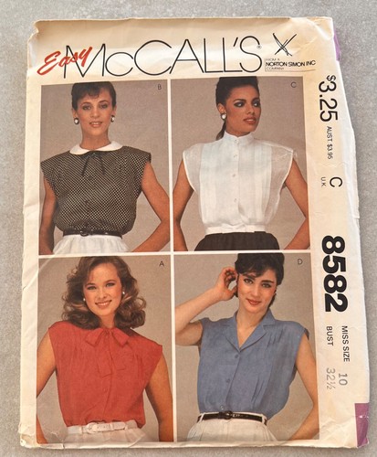 Mccall 8582 sleeveless - 8582,