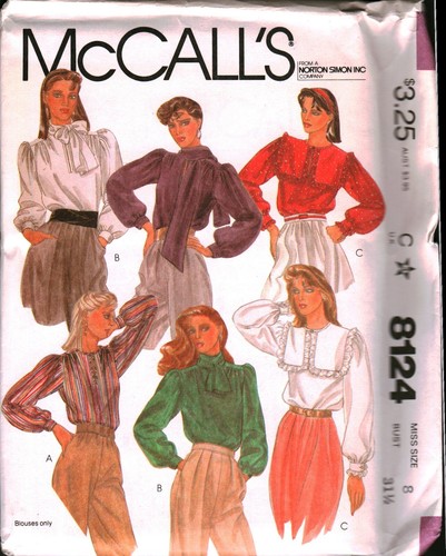 8124 vintage mccalls - vintage, sewing