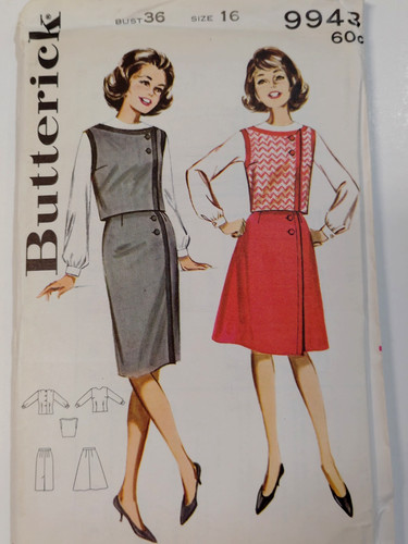 Butterick 9943 skirt - 9943, blouse